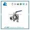 Sanitary Threaded 3 ways ball valve