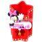 cartoon series lovely bear pattern embossed soft pvc pen holder