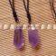 beautiful natural amethyst crystal pendants with different sizes for sale
