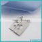 2016 New Open Your Heart" White Gold Plated Over Sterling Silver Matching Pendant Necklace For Couples