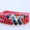 Fashion charming handmade ceramic beads bangle bracelet jewelry                        
                                                                                Supplier's Choice