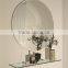 wholesale frameless mirror type round mirror shape silver mirror