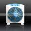 12 inches white Top selling 5PP blades rechargeable Box fan with ROHS Approval