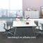 office furniture melamine boss office desk with front modesty panel