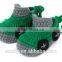 fantasy soft sole knit crochet newborn baby shoe in car shape