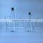Decorative Smaller Size Clear Glass Oil or Vinegar Bottle
