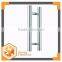 H-type round/square Typical two-section sliding door handles,Sus201/304 durable Pull door lever Double sided main door handle