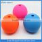 Customzied colorful silicone ball shaped ice cube tray