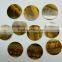 Tiger eye gemstone dial for wrist watches