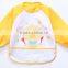 PVC waterproof children painting apron, baby eating apron, kids painting apron with sleeves