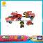 Children cheap new plastic building blocks fire engine 83PCS hot promotion