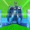Frozen inflatable bouncy castle with slide, Junior double splash slide