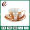 Wholesale Promotional Custom Bone China Ceramic Tea Cups and Saucers