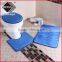 wholesale cheap warm snowman toilet seat cover and rug set