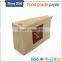 Oem accepted kraft paper coffee bags,block bottom brown kraft paper bags