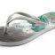 summer fashion beach flat print rubber sandalias China