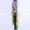 Braid Pull Half Up And Wear With Head Pieces Cosplay Costume Festival Synthetic Wig
