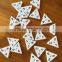 cheap melamine domino of triangle shape