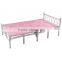 Pink folding metal single beds for sale