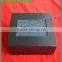 Foldable paper box with PVC window