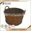 stand china factory promotional round wicker basket no handles