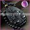 55x35mm Black Carved Avalokitesvara Obsidian Pendant