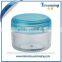 PP+PS cosmetic jar cream jar ,transparent cream jar