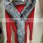 2015 new fashion real sheep fur vest with natural silver fox fur trimming