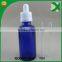 trade assurance 30 ml blue glass dropper bottle with rubber top