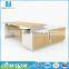 2016 popular luxury custom made modern design office executive desk manager table