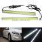 Car LED COB DRL Fog Lights Alumimum Daytime Running Lights Waterproof 14cm silver case LED COB day light For Mazda Suzuki Ford