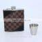 hot new products for 2015 jack daniels whisky hip flask yiyang hip flask Flagon leather holster