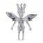 14k gold platng angel wing pendant necklace