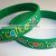 Rainbow loom silicone rubber bracelet