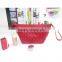 China Factory Good Quality Cheap Necessarie pu Dot View Cosmetic Bag Custom Brand Cosmetic Bag