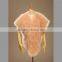 High quality fashion top grade pink turkey fur vest