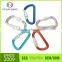 stainless colorful printed Aluminum carabiner hook
