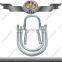 Agricultural machinery stainless steel U type screw for tractor, U-screw for walking tractor with high quality