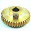 precision small micro brass worm gear by CNC machining