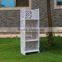 white self-assembled plastic anti-rust bathroom towel shelves