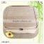 makeup tools colored layer drawer mirror wooden box