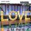 large light up letters for decoration wedding