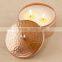 100% PURE COPPER HAMMERED FINISH CANDLE JAR, FANCY COPPER CANDLE CONTAINER