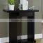 Glossy White/Black Hall Console Accent Sofa Table with Drawer