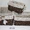 Set of 3 Vintage Wooden Boxes Without Lid