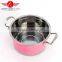 Longfei OEM non-stick stock pot/soup stock pot/stainless steel handle stock pot