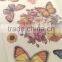 Light Brown Color Butterfly Glitter sticker, Popular Design Decorative Shinny Glitter Sticker