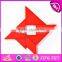 2017 Best design intelligence tangram wooden mind puzzles for kids W11D007