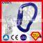 25KN Aluminum Material Mountain Climbing Carabiner With Twist Lock
