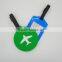Soft pvc travel luggage Standard size pvc luggage tag suitcase tag